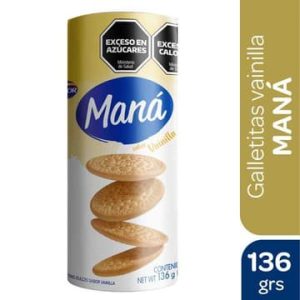Arcor Mana Livianas Sabor Vainilla x 136gr
