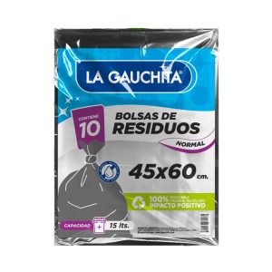 La Gauchita Bolsas Para Residuos 45x60 x 10 unidades