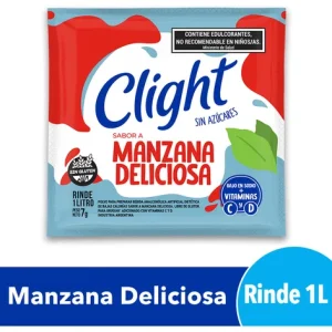 Clight Jugo en Polvo Manzana Deliciosa x 7gr