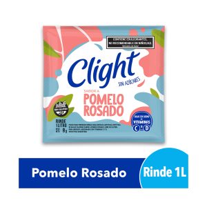 Clight Jugo en Polvo Pomelo Rosado x 8gr