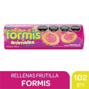 Arcor Formis Rellenas de Frutilla x 108gr