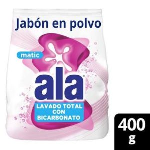 Ala Jabón en Polvo Matic con Bicarbonato x 400gr