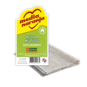Media Naranja Rejilla Multiuso Super Absorbente