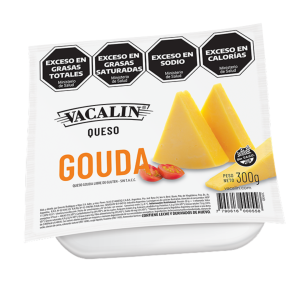 Vacalin Gouda Porción Libre de Gluten-Sin x 300gr