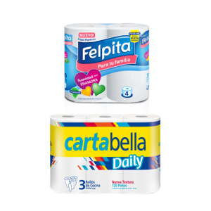 Combo Felpita PH 4 x 30mt + Cartabella RC 3 x 40mt