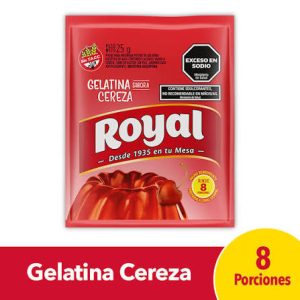 Royal Gelatina Cereza x 25gr