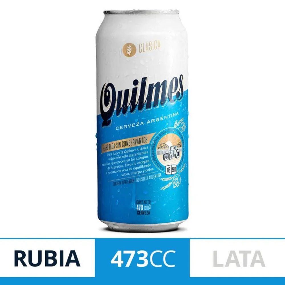 Quilmes Lata Rubia x 473cm³