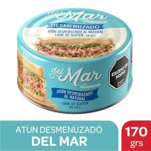 Del Mar Atún desmenuzado al Natural x 170gr