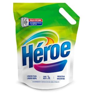 Héroe Jabón Liquido Para la Ropa x 3lt