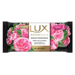 Lux Jabón de Tocador Rosas Francesa Pack 3 x 125g