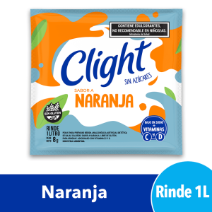 Clight Jugo en Polvo Naranja x 8gr