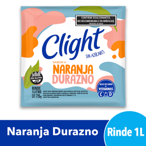 Clight Jugo en Polvo Naranja-Durazno x 7.5gr
