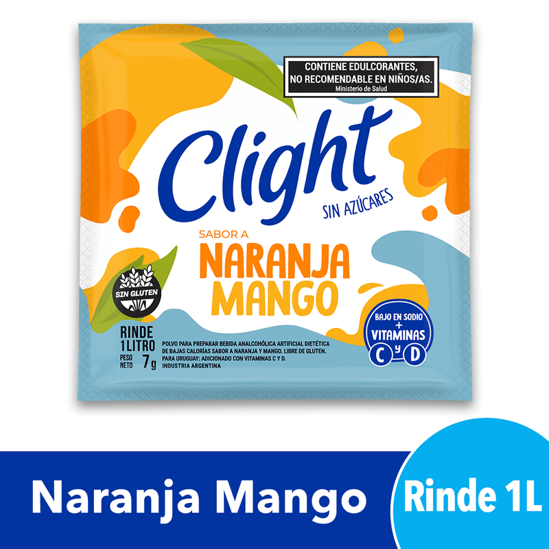 Clight Jugo en Polvo Naranja-Mango x 7gr