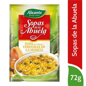 Alicante Sopa Fideos y Vegetales x 72gr