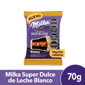 Milka Alfajor Super Dulce de Leche Blanco x 70gr