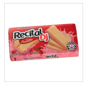 Recital DJ Obleas Sabor Frutilla x 100gr