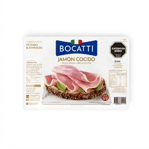 Bocatti Jamón Cocido Feteado x 130g