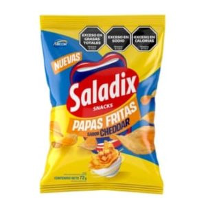 Saladix Papas Fritas Sabor Cheddar x 72gr