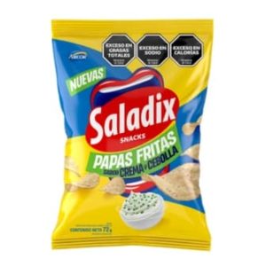 Saladix Papas Fritas Sabor Crema y Cebolla x 72gr