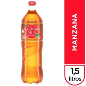 Aquarius Saborizada Manzana Pet x 1.5lt