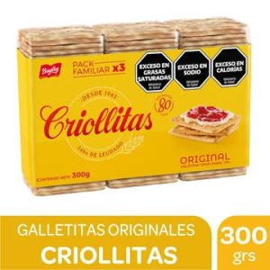 Bagley Criollitas Originales Pack Familiar x 3