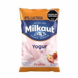 Milkaut Yogur Bebible Frutilla 0% Lactosa x 900gr