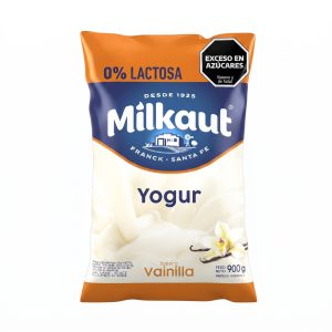 Milkaut Yogur Bebible Frutilla 0% Lactosa x 900gr