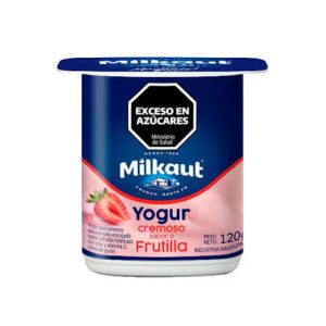 Milkaut Yogur Cremoso Frutilla x 120gr