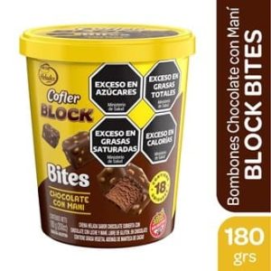 Arcor Helado Bombones Block Chocolate con Mani x 180gr