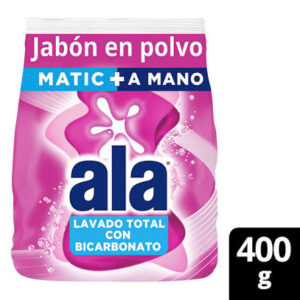 Ala Jabón en Polvo Dual MATIC + A MANO x 400gr
